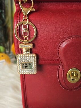Perfume Bottle  Keychain Charm NWOT